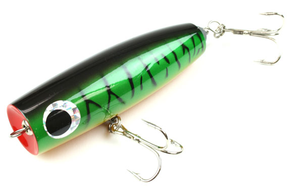 green and black lure